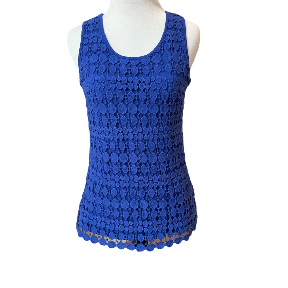 Solitaire Crochet lace tank top Size S